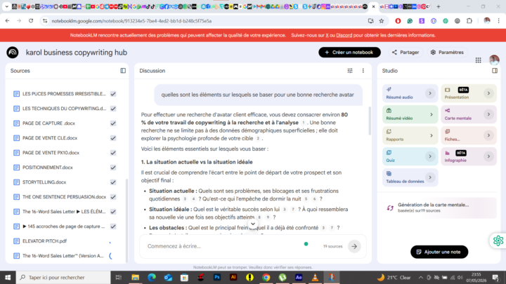My first notebookLM hub