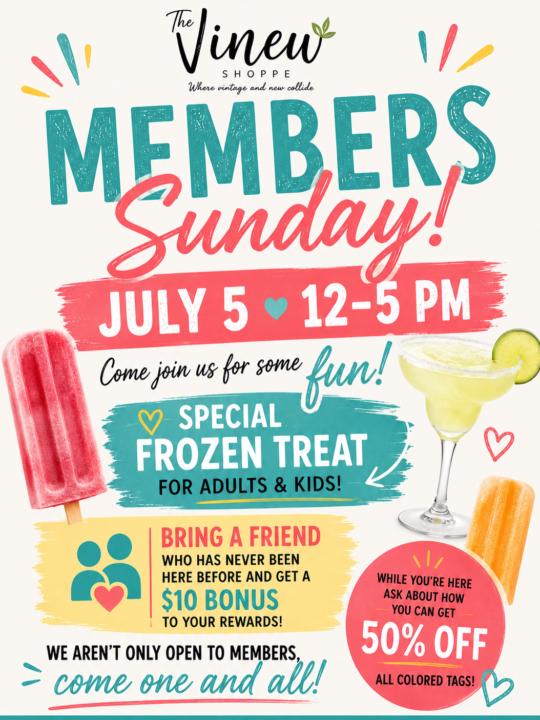 Members Sunday 