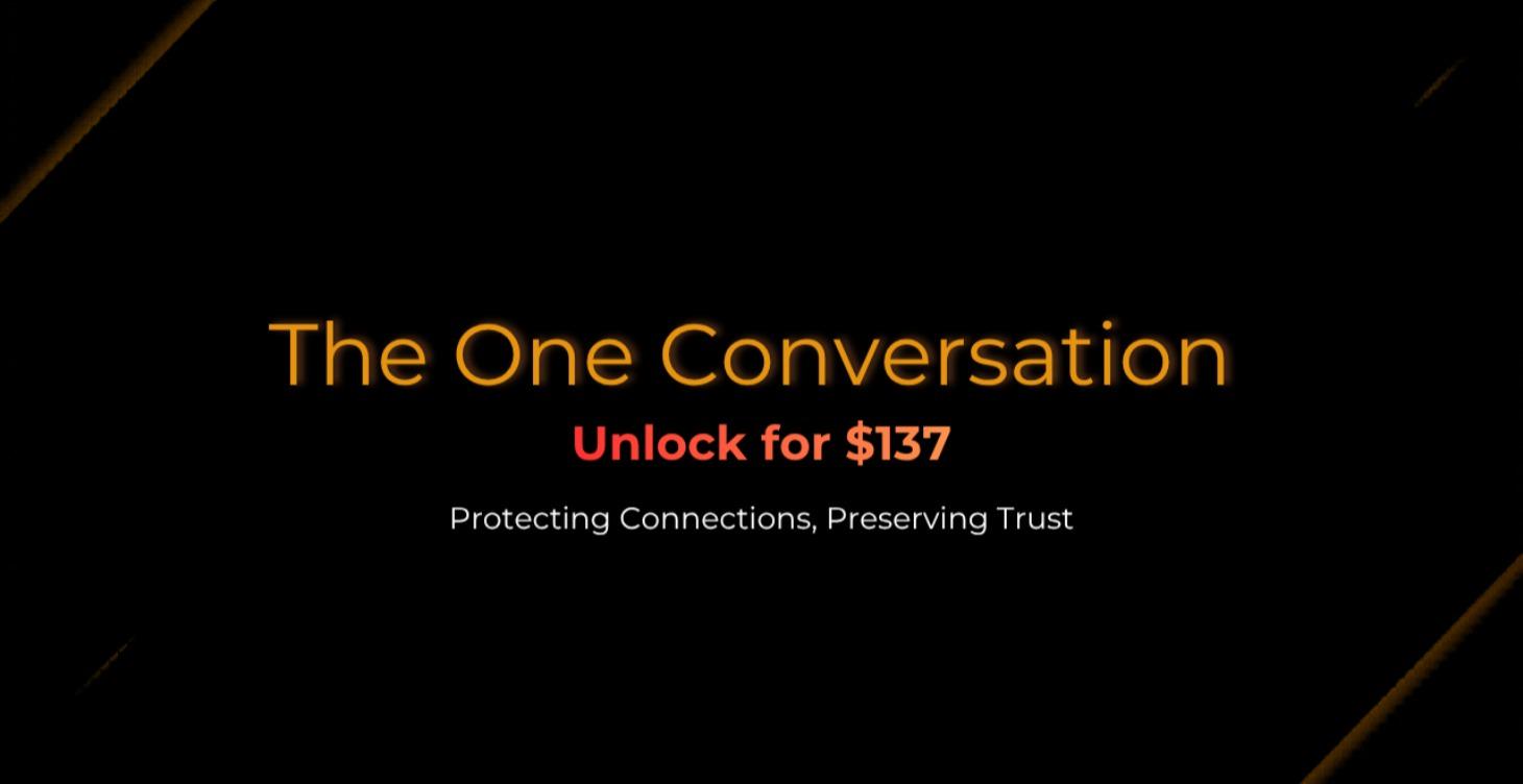 Module 02 — The One Conversation