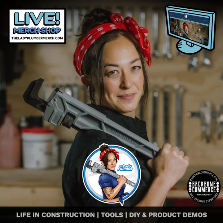 THE LADY PLUMBER Launches New Merch Site! 🎉