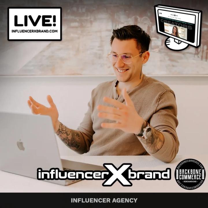 Influencer agency website launches!