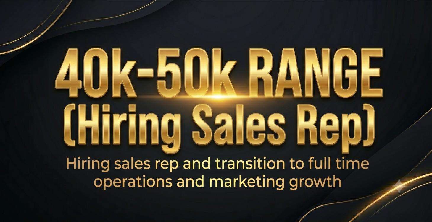 40k-50k (Hiring Sales Rep)