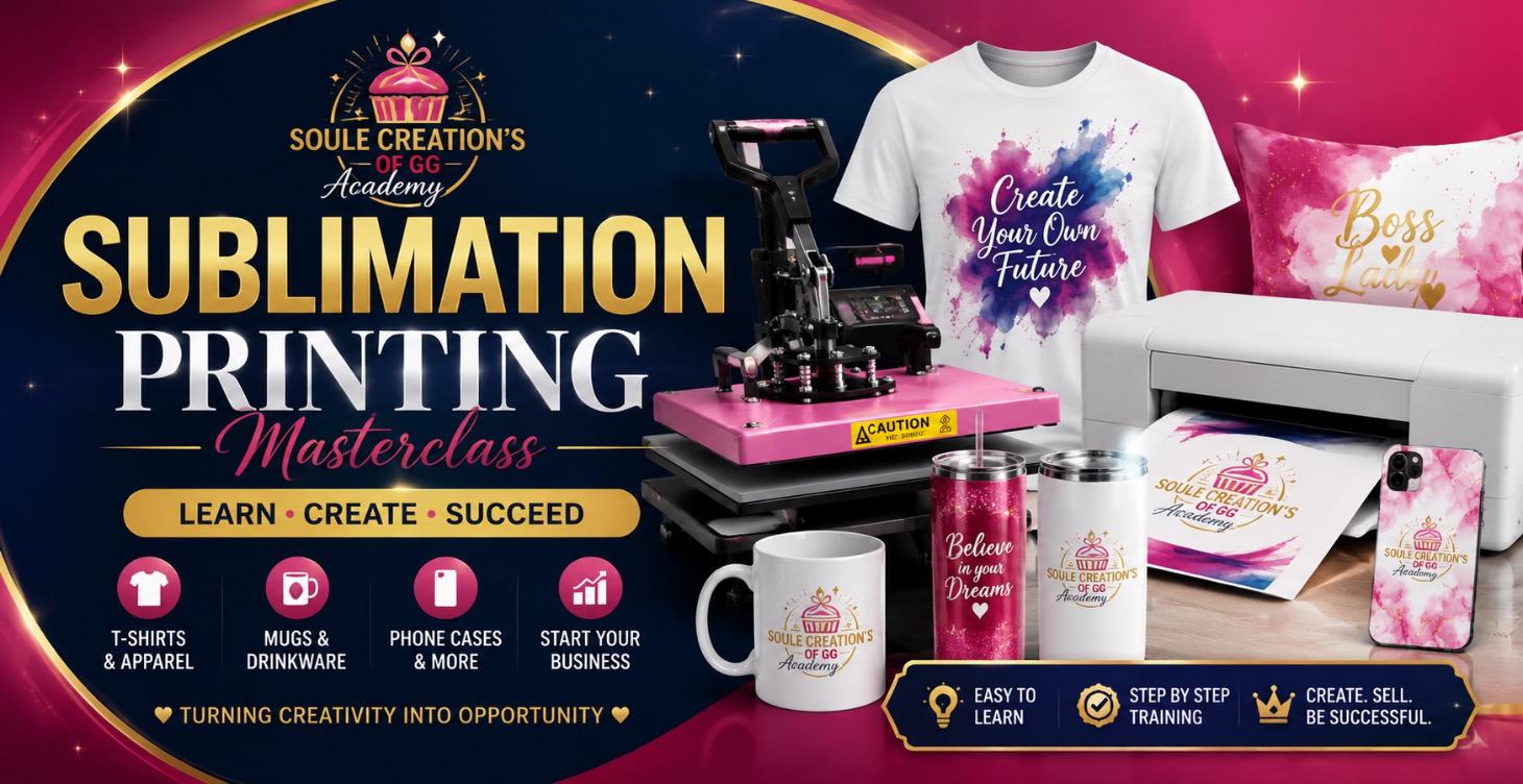📚 Course Name: Sublimation Printing Masterclass