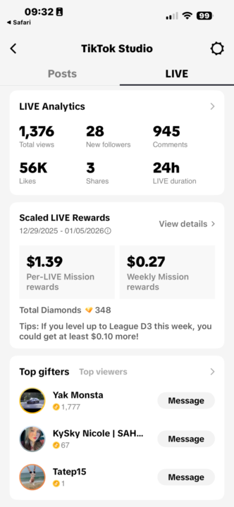 Analytics discussion 