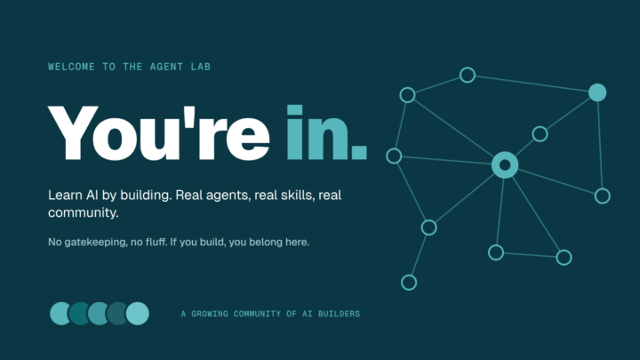👋 Welcome to The Agent Lab. Start here.