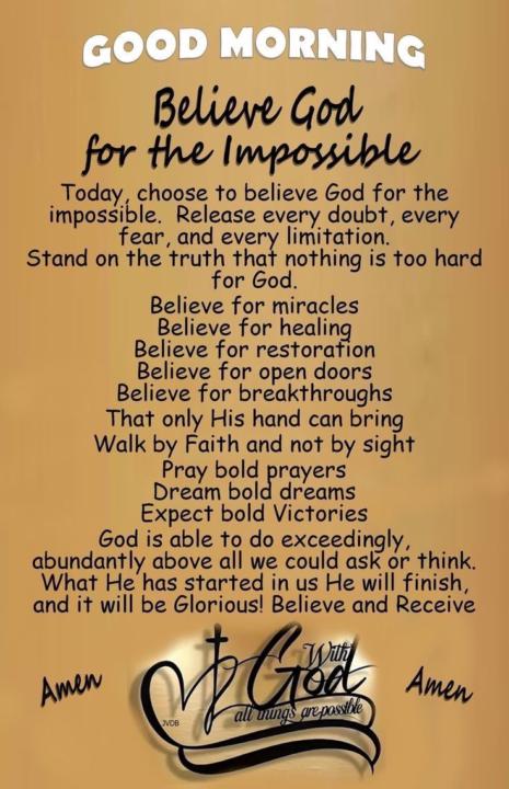 Prophetic Declaration-Belief