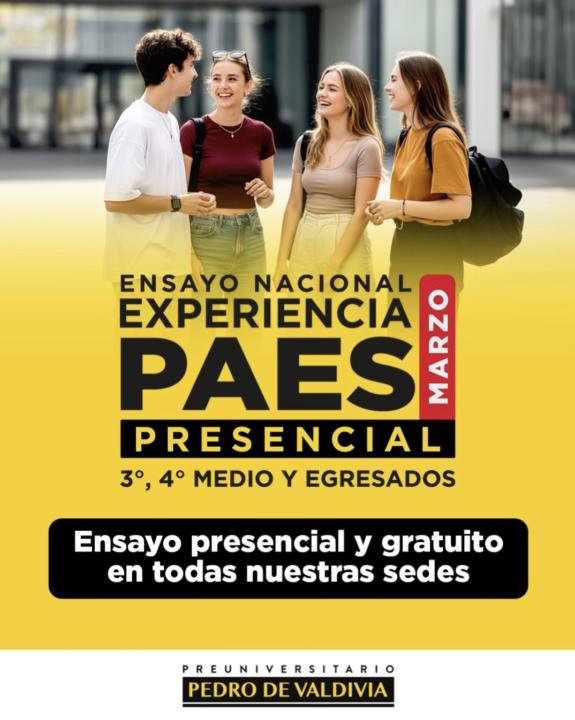 Ensayo PAES presencial