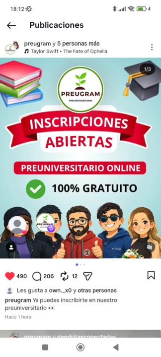 PREUNIVERSITARIO GRATUITO!!!💯