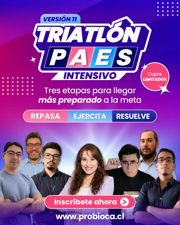PREVENTA TRIATLÓN PAES 🤩
