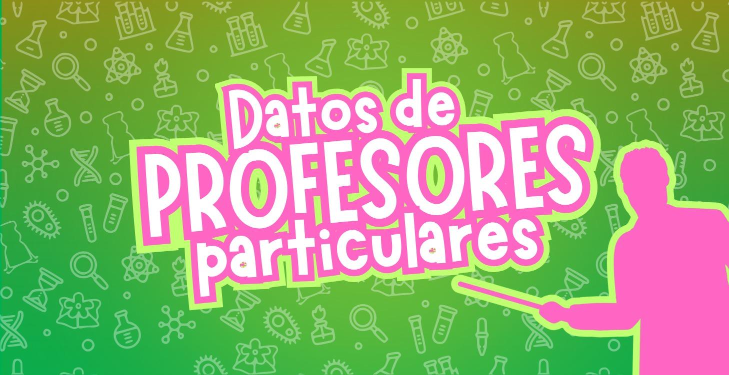 🚧  Profesores Particulares 👩🏻‍🏫