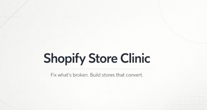 Shopify Store Clinic