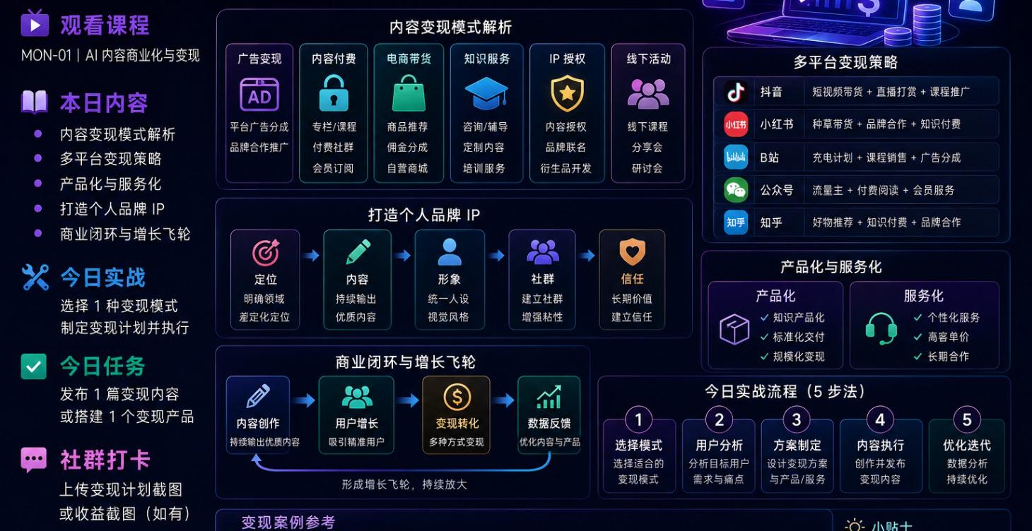 模块 12｜AI 商业变现 BIZ-01