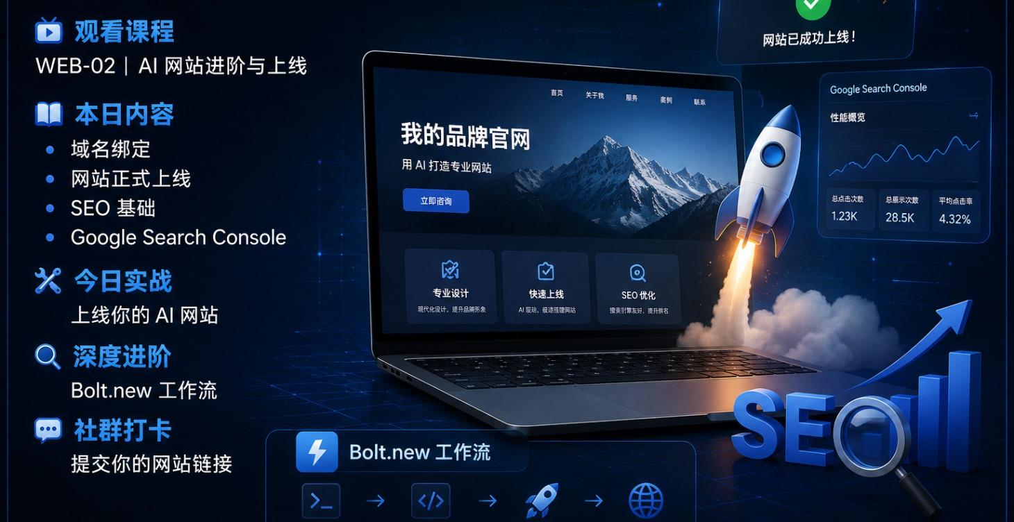 模块 5｜网站上线与 SEO