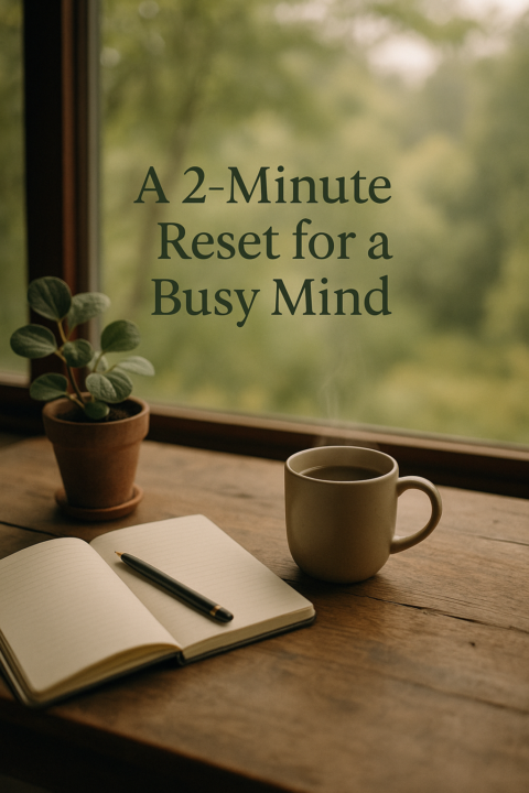 A 2-Minute Reset for a Busy Mind