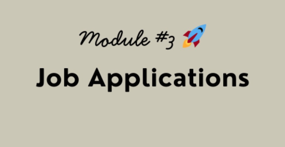 🚀 Job Applications