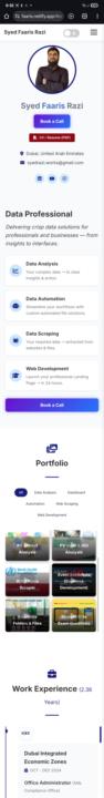 New Portfolio Landing Page!