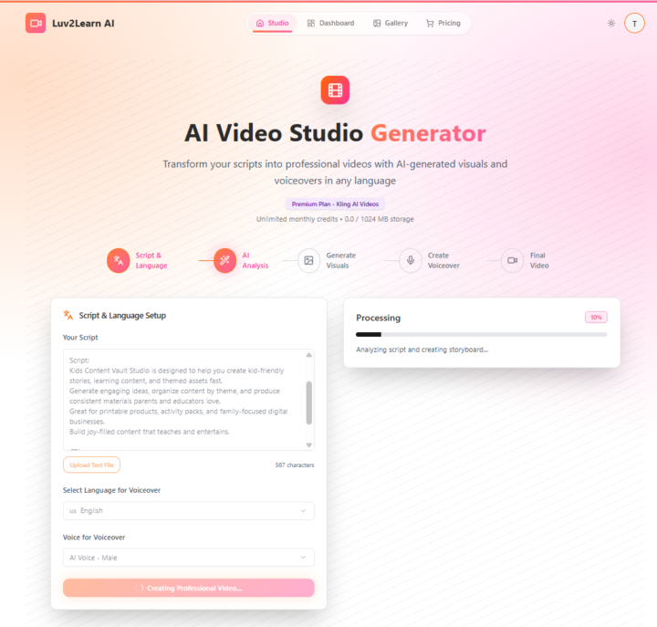CIME Flow - AI video Scene Maker