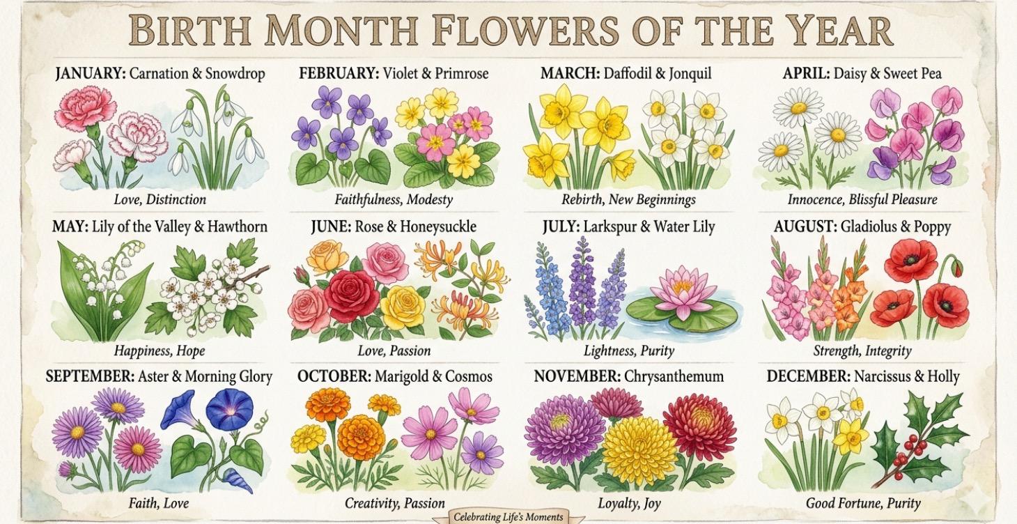 Birth flowers