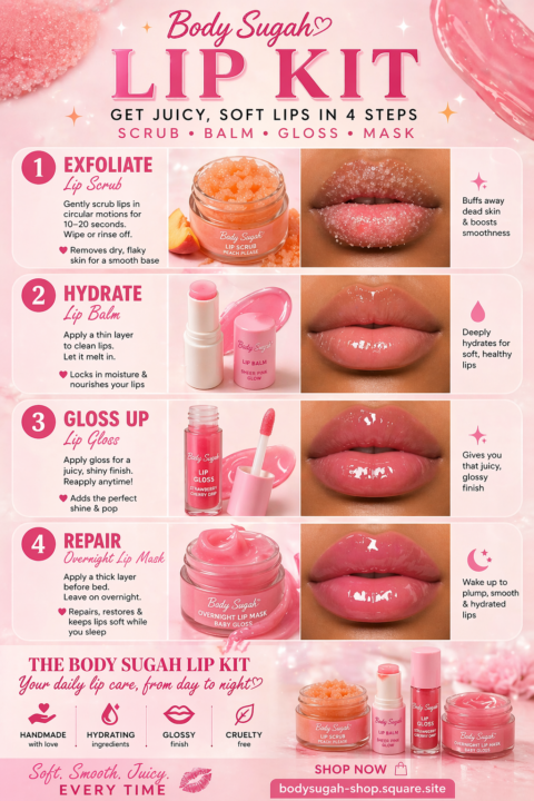 Lip care routine 