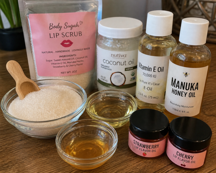 Things you  need to start your lip scrub
