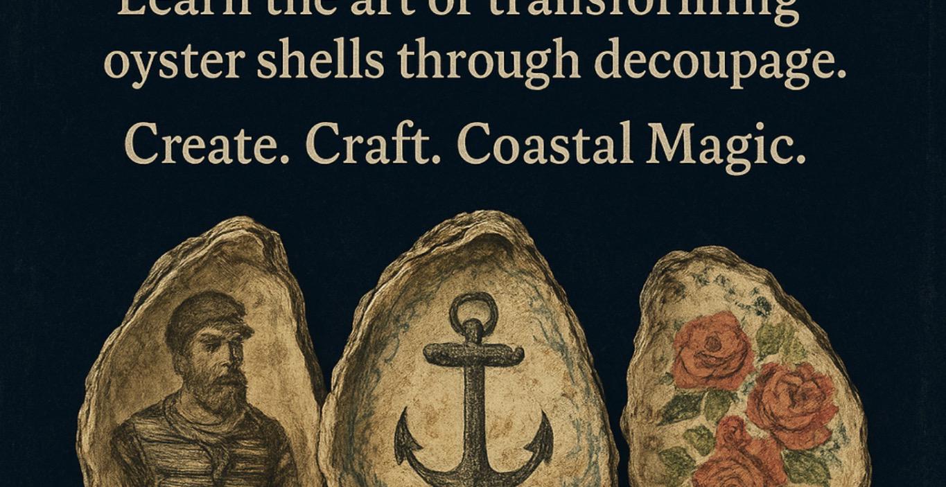 The art of shell art découpage 101