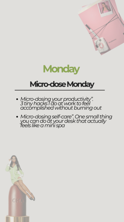 Content ideas for lifestyle niche this week💕🎧