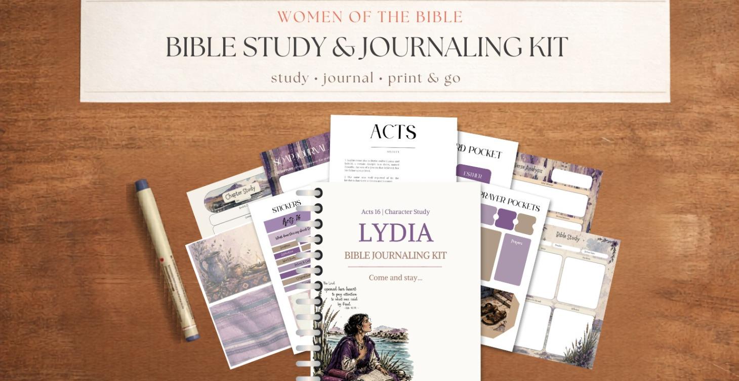 Lydia Character Study Bible Journal Kit
