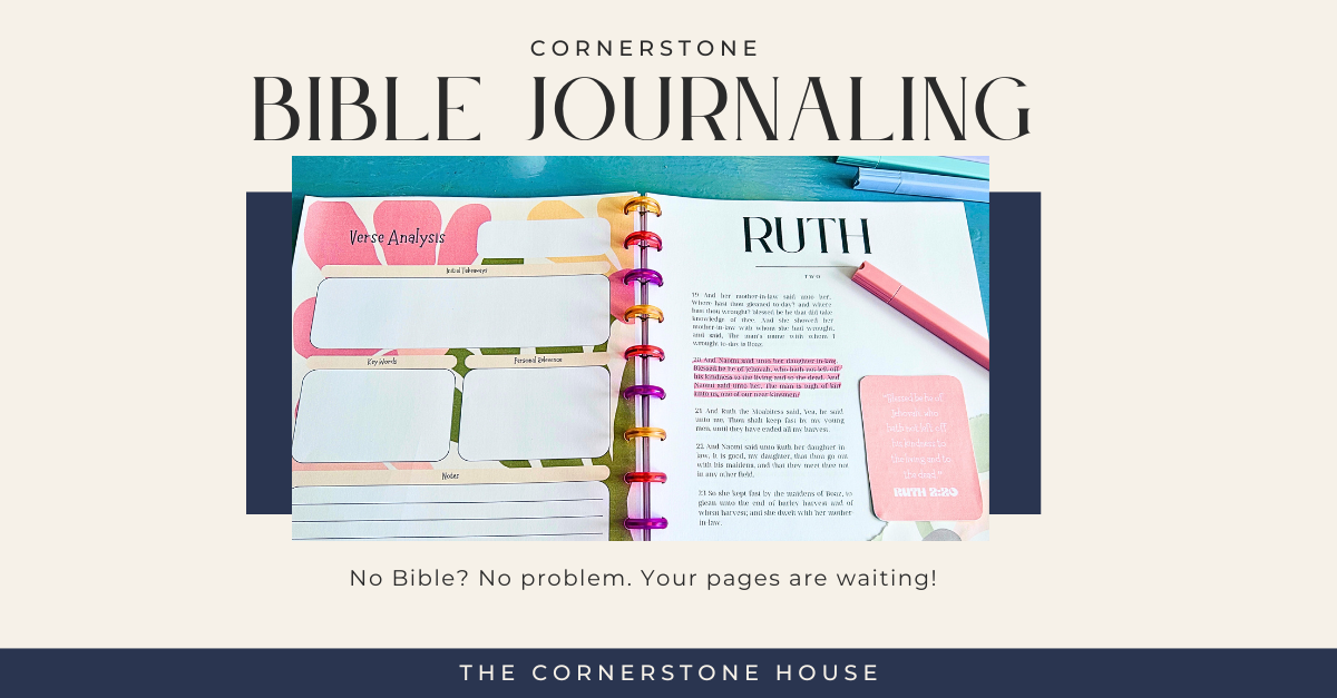 Cornerstone Bible Journaling