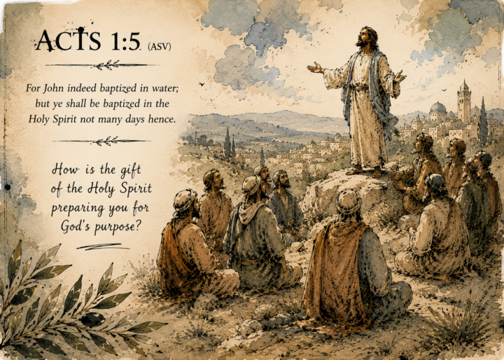 Jesus told His disciples that something was coming.