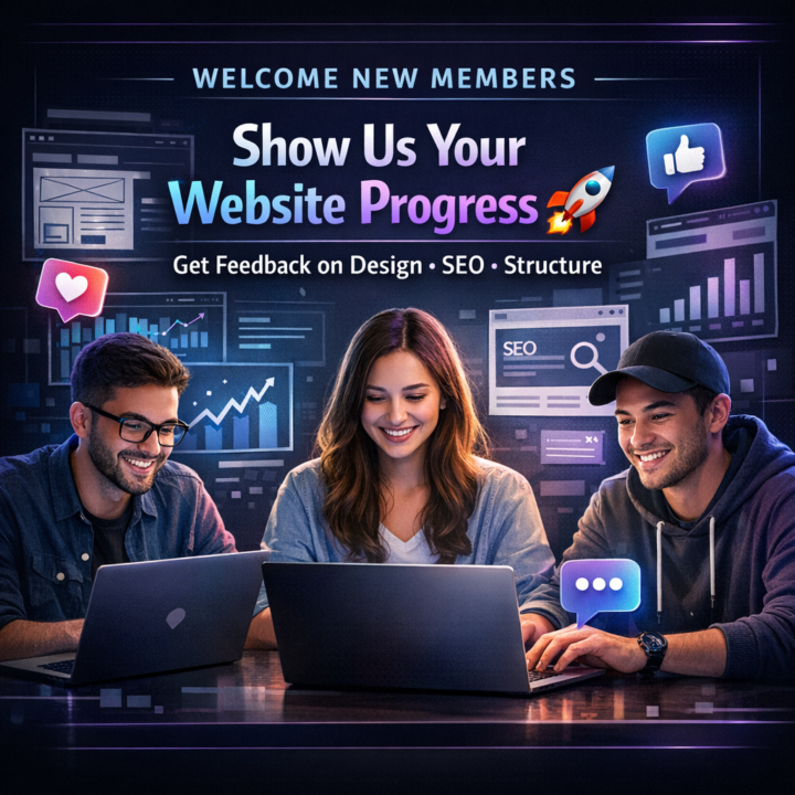 👋 Welcome New Members — Show Us Your Progress!