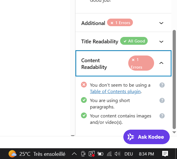 SEO Score 