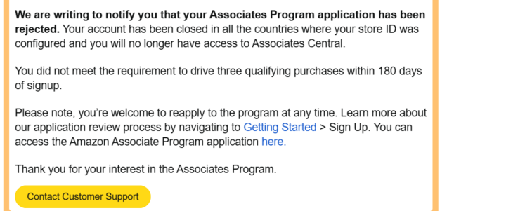 amazon acc closed 