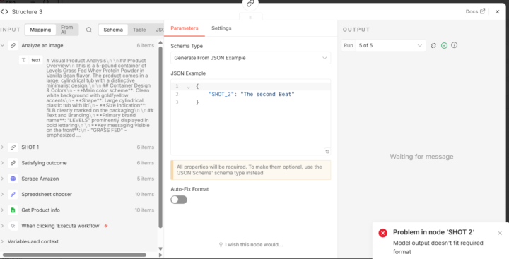 Erreur workflow
