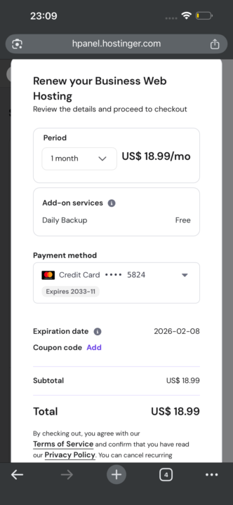 Payment