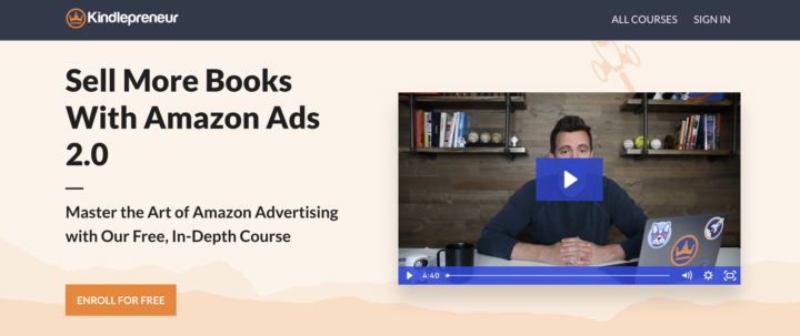 FYI Free Course for Amazon Ads from Kindlepreneur