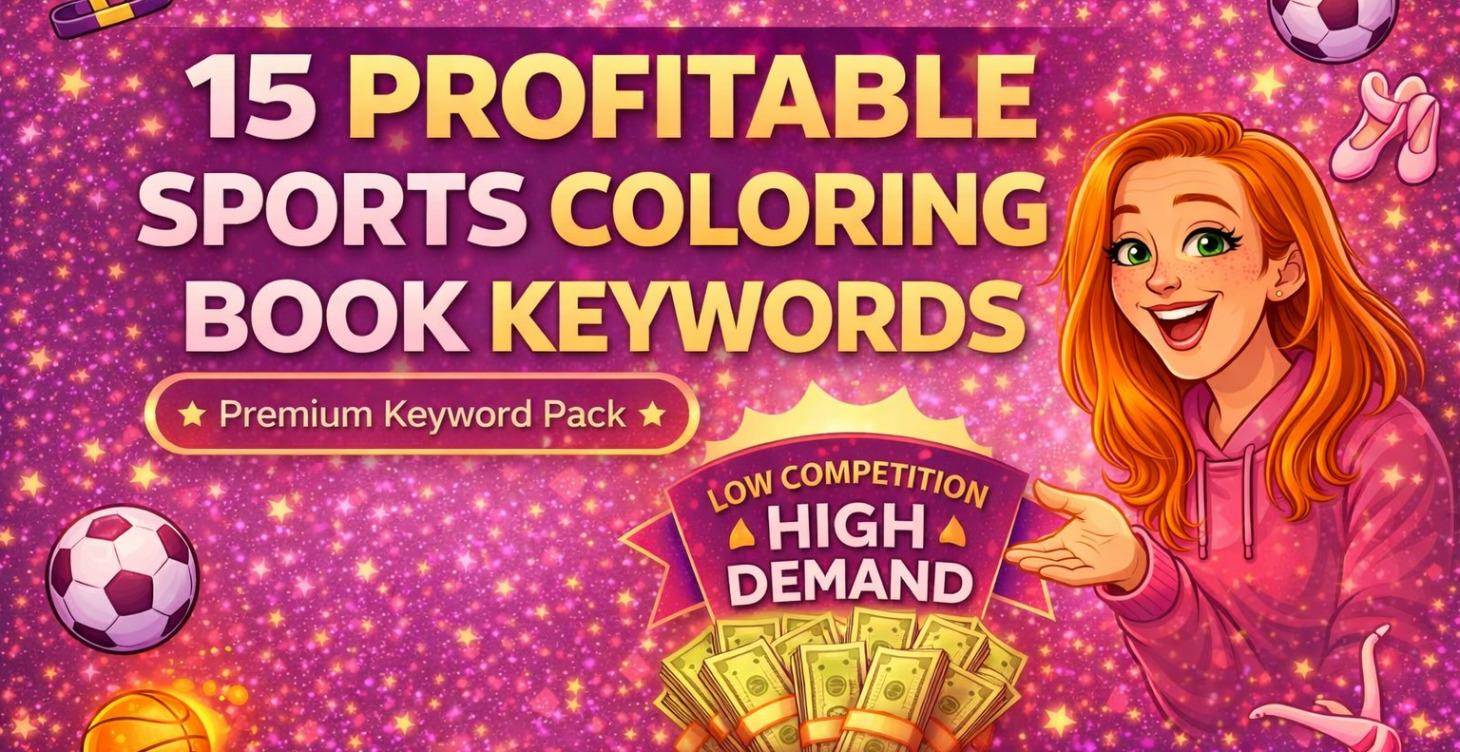 15 Profitable Sports Coloring Book Keywords