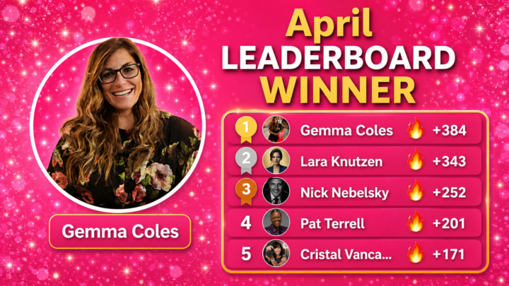 April Leaderboard Winner 🔥🎉