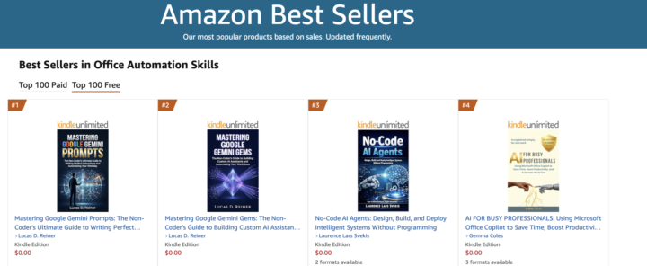 Amazon Best Seller List!