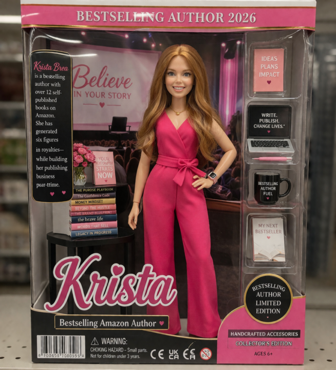 Bestselling Author Barbie Visualization Prompt
