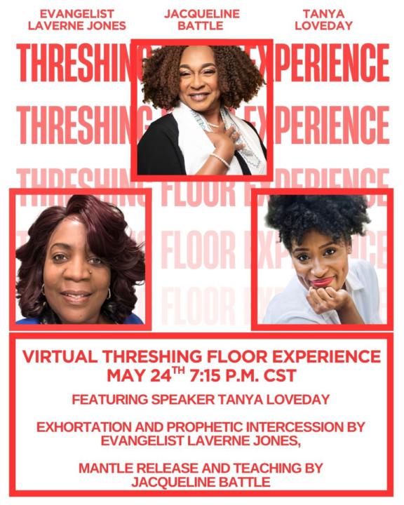 The Threshing Floor Experience May 24, 2026 @ 7:15 p.m.