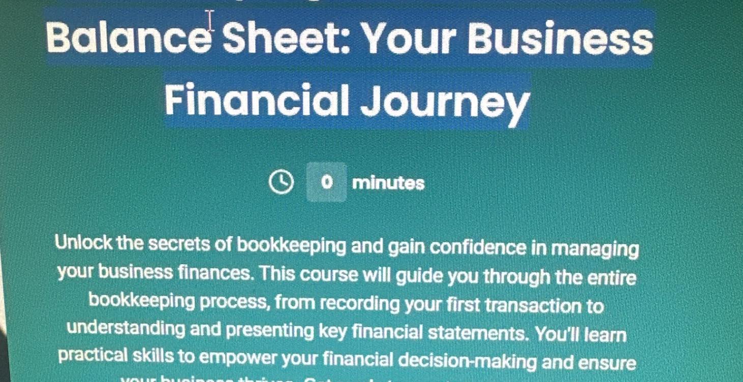 Bookkeeping