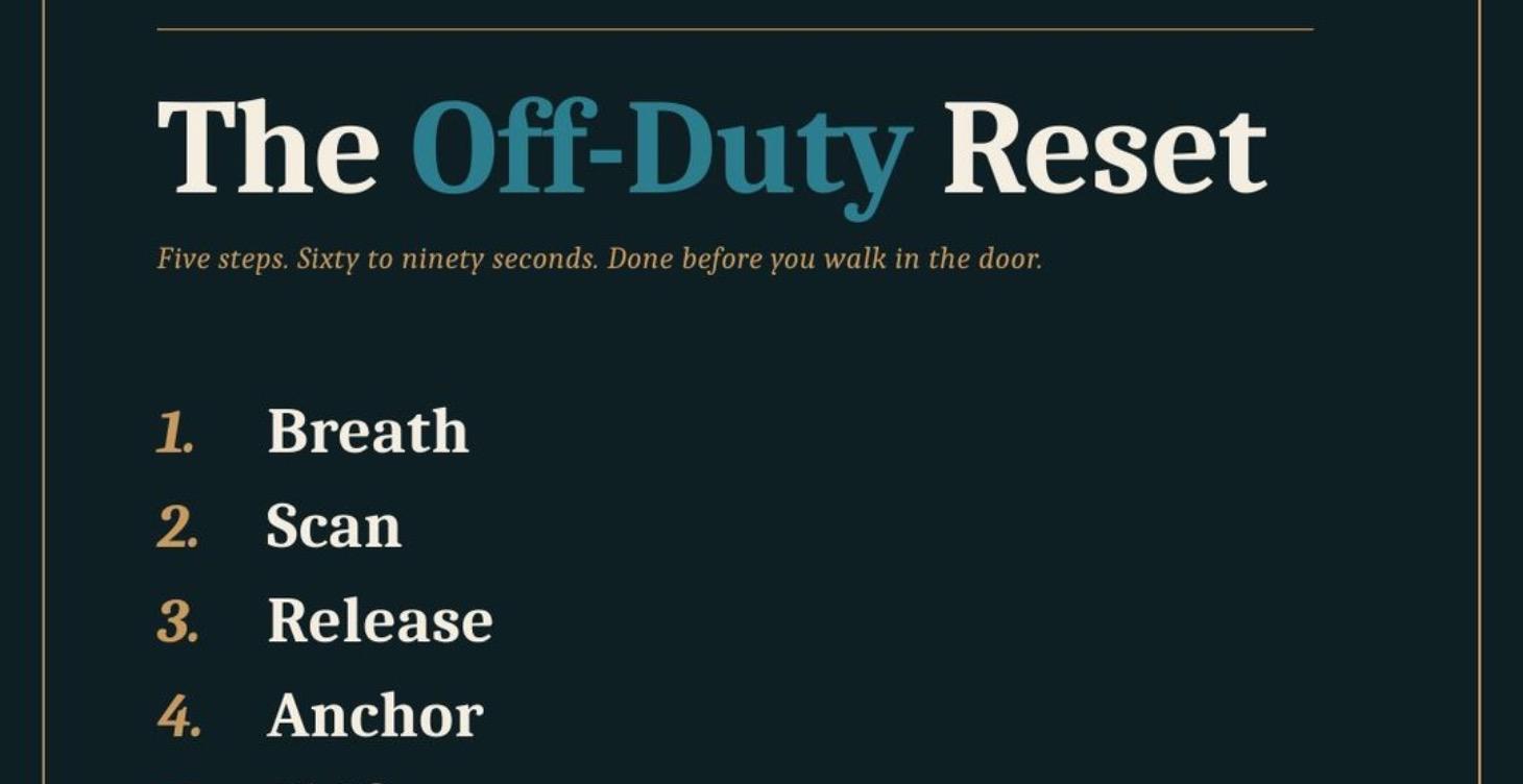 The Off Duty Reset