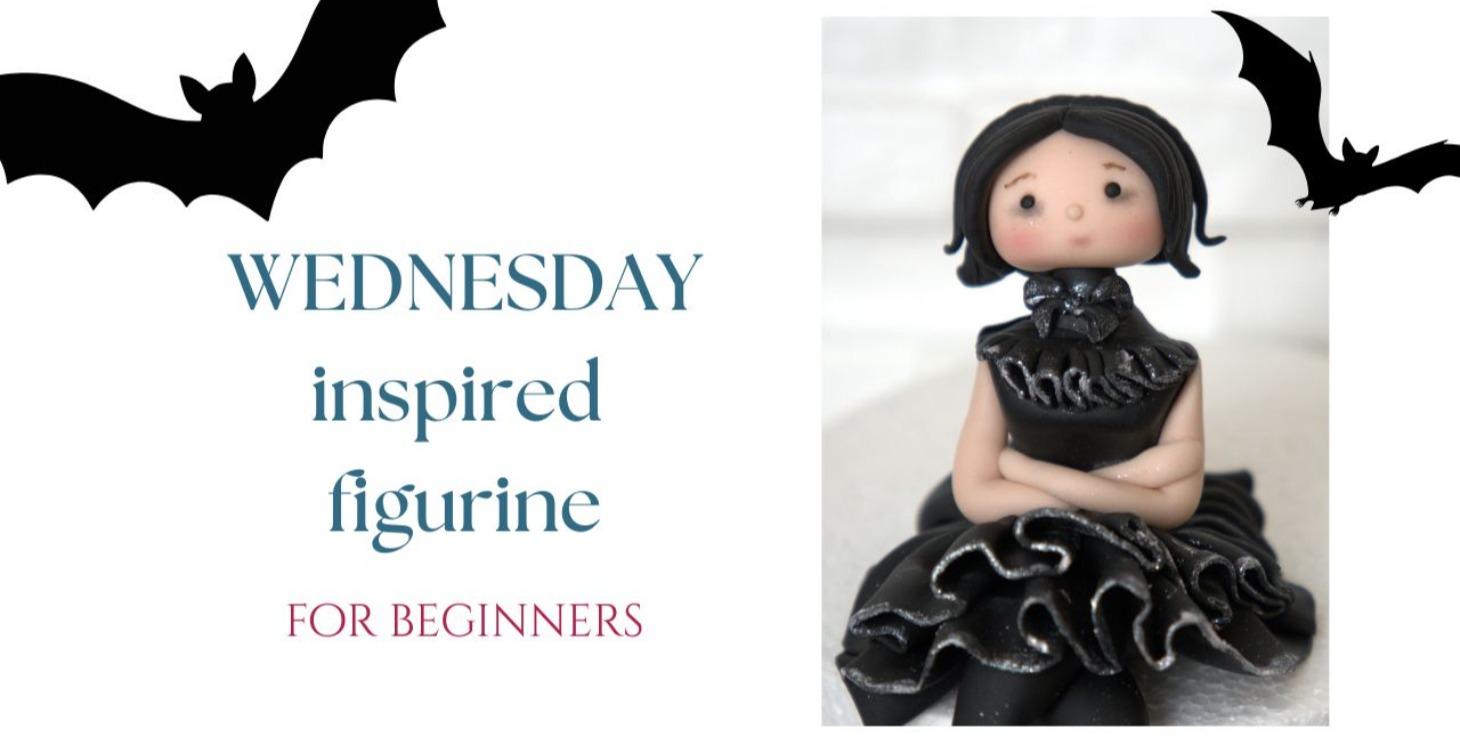 HOW TO MAKE WEDNESDAY INSPIRED FIGURINE