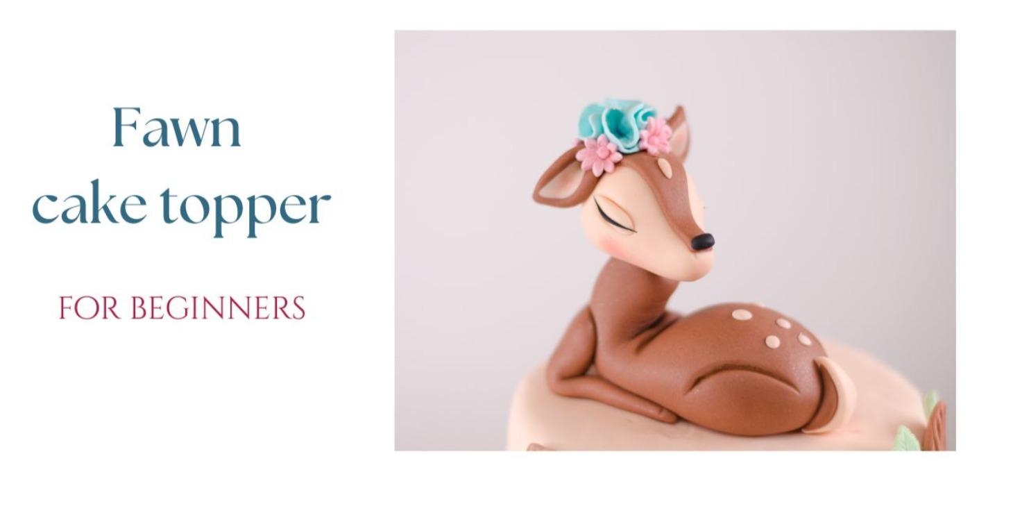 Fawn Cake Topper tutorial