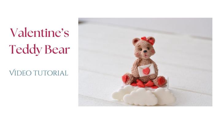 Valentine's Teddy Bear is in the classroom