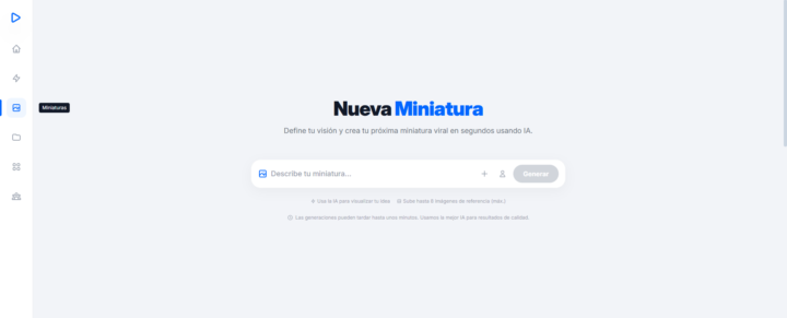 🚀 NUEVA FUNCIONALIDAD: MINIATURAS CON IA🔥
