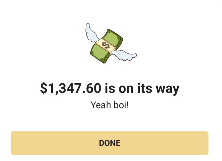 $1,000 day! 