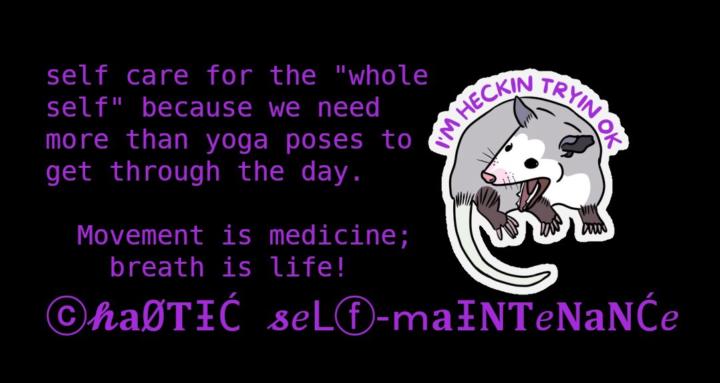 Chaotic Self-Maintenance