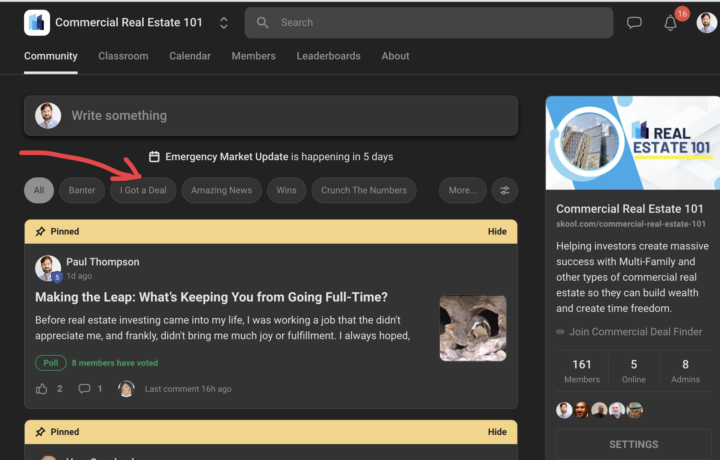 New Category 'I GOT A DEAL!"