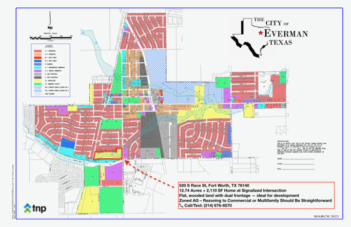 12.75 Acres Available Near Fort Worth, TX